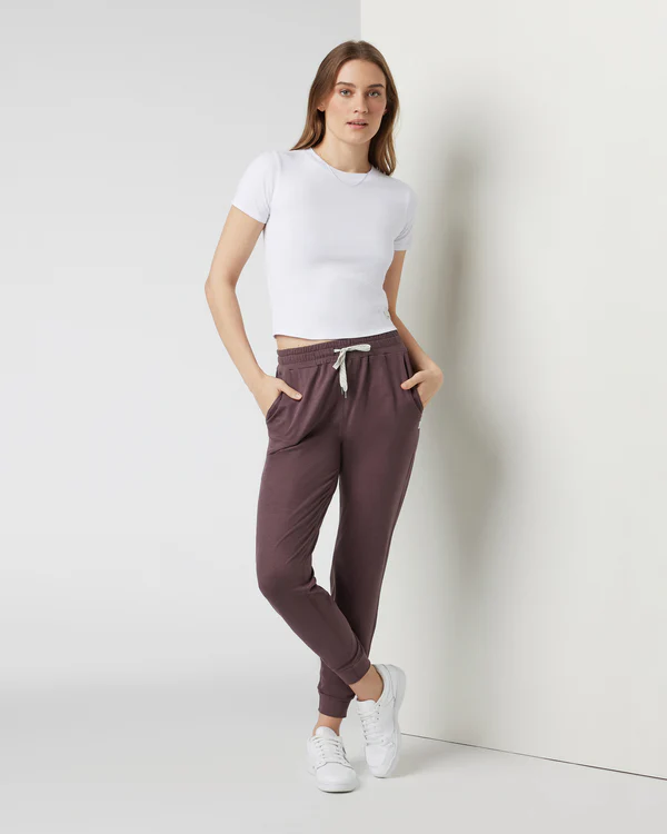 【送料&関税込】Herno Viscose Joggers Vuori Women's Performance Jogger Long Elderberry Heather