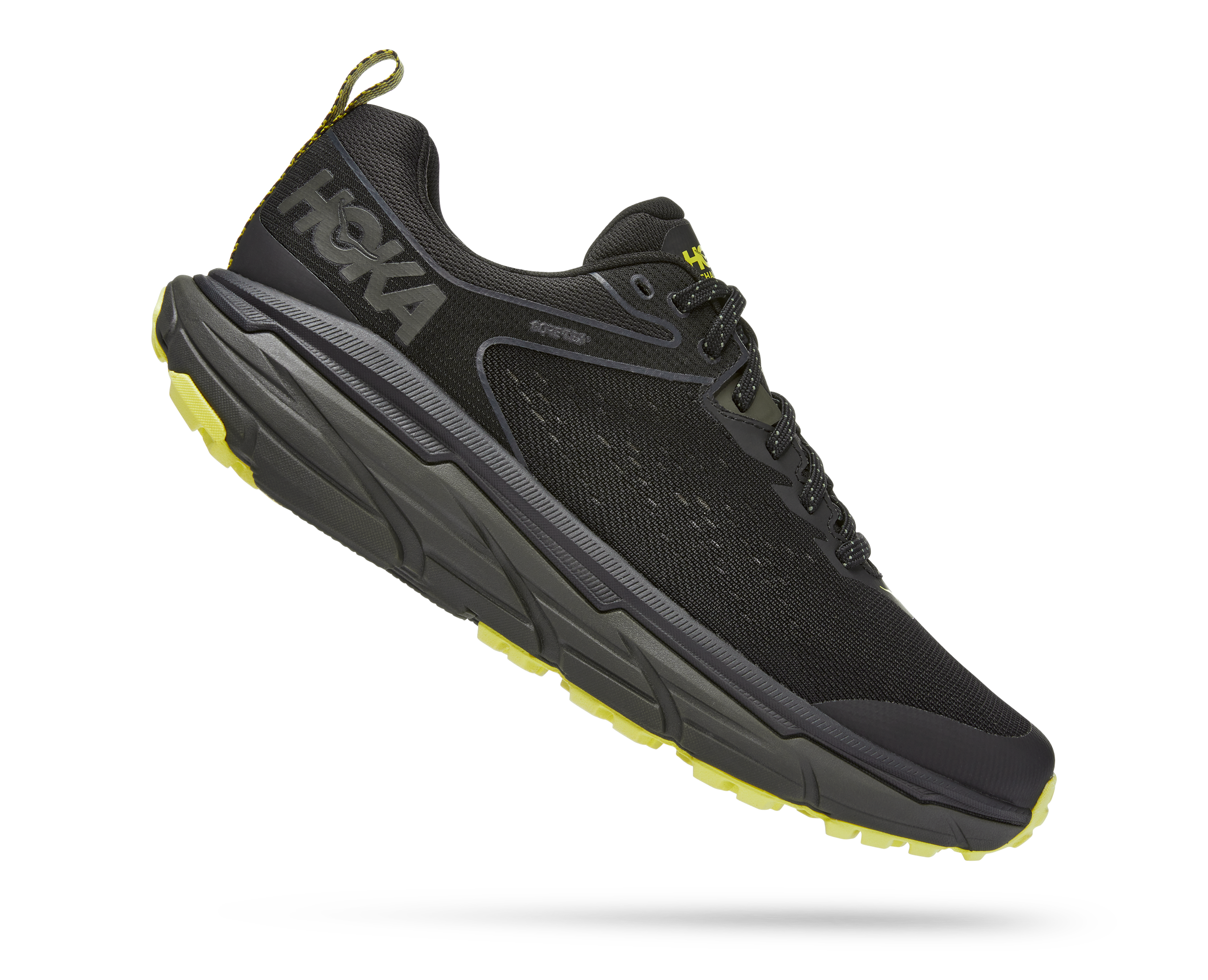 靴 HOKA ONEONE Trail Challenger ATR 6 Hoka MEN'S CHALLENGER ATR 6 GTX BLACK/GREEN