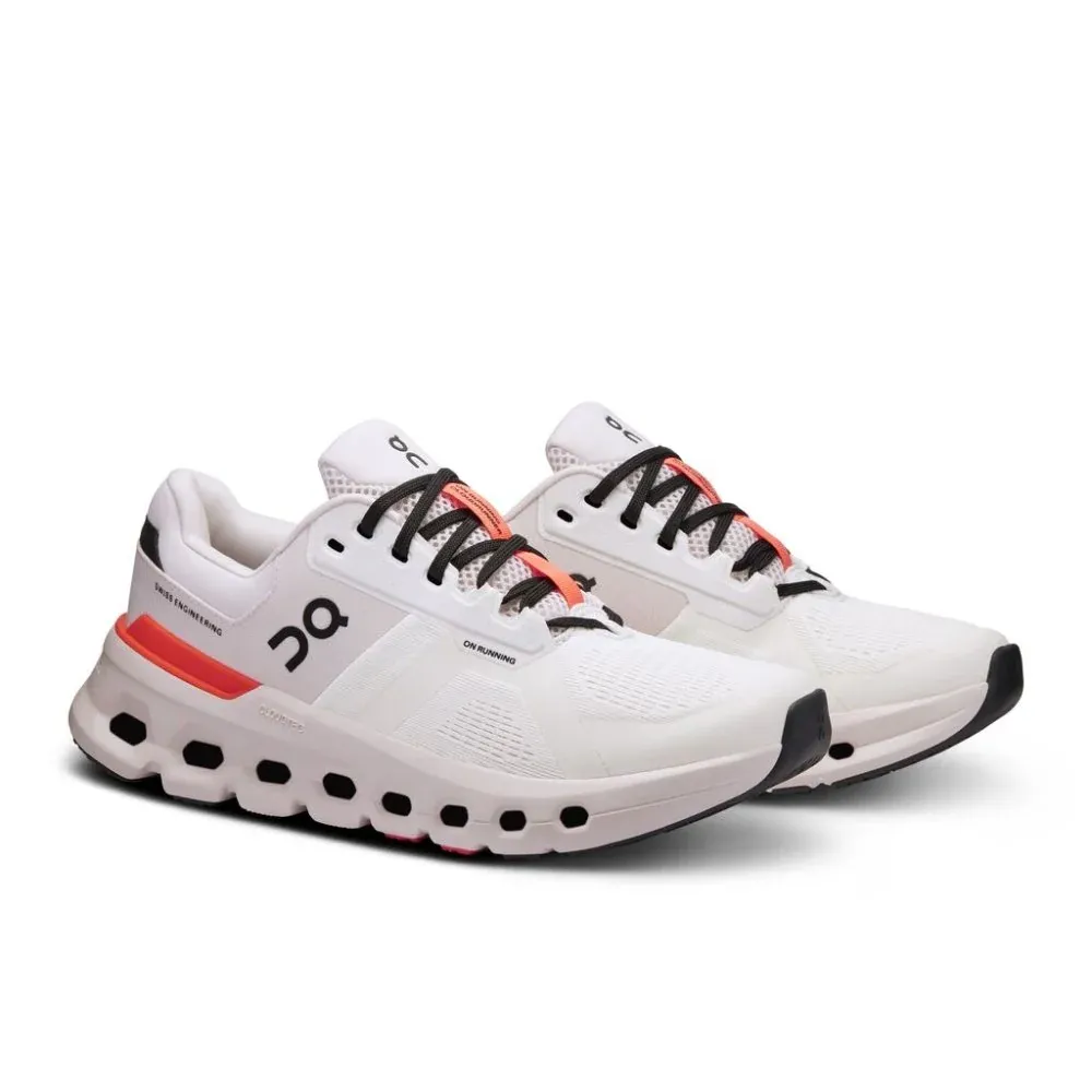 On Women's Cloudrunner 2 White/Orange