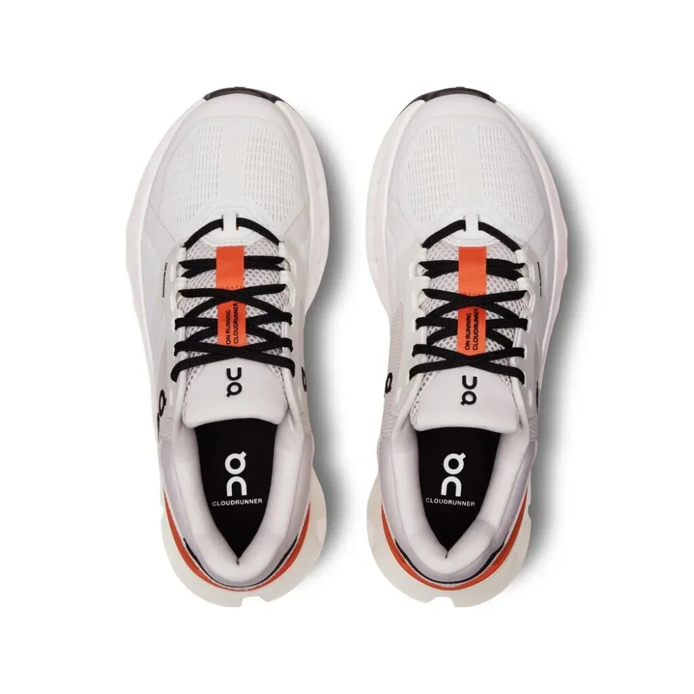 値下！　On Cloudrunner 27cm 【新品未使用】ホワイト/オレンジ On Women's Cloudrunner 2 White/Orange