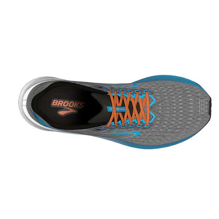 Brooks Men's Hyperion Grey/Atomic Blue/Scarlet